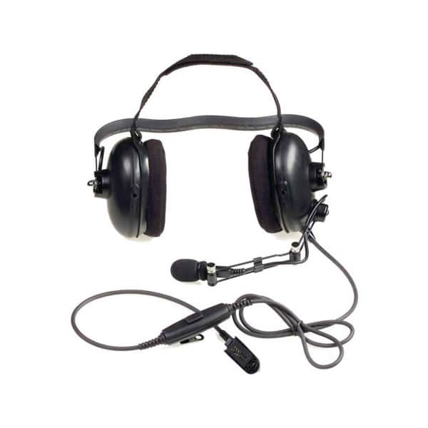 Motorola GP340 Series FM Approved Behind Head Headset With PTT