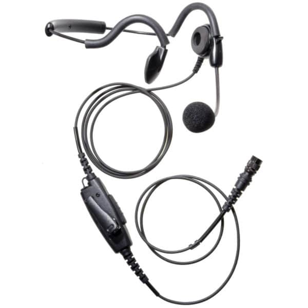 Hytera PD7/9 Series Behind The Head Headset - Hirose Connector