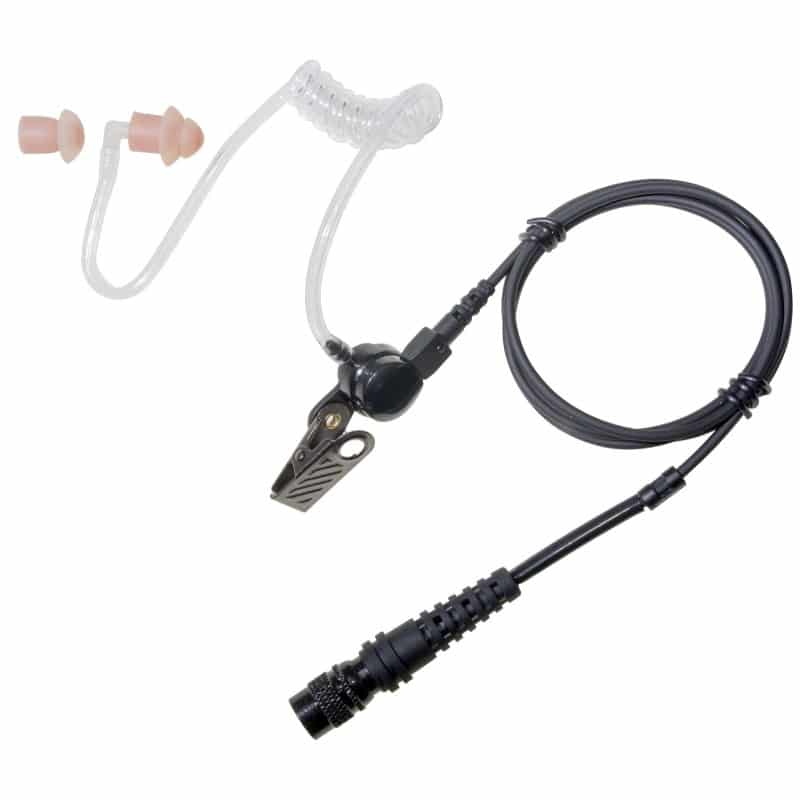 Motorola CP/GP Series Listen Only Acoustic Tube Earpiece - Hirose Connector