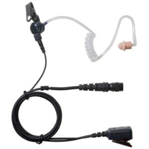 Motorola CP/GP Series Single Wire Acoustic Earpiece & Inline Mic/PTT - Hirose Connector