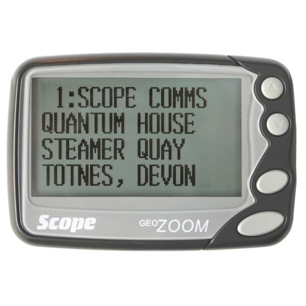 GEO85ZM 4 Line/8 Line Text Pager