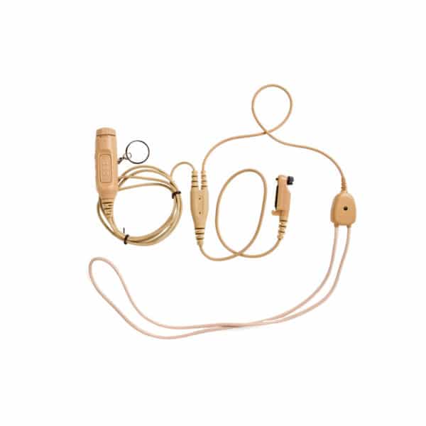 Hytera PD6/X1 Series Neckloop Inductor With PTT - Beige