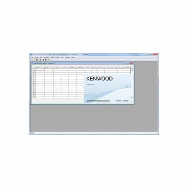 Kenwood NXR-5700E/NXR-5800E Programming Software