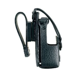 Motorola GP Compact Series Hard Leather Case, Swivel Belt Loop