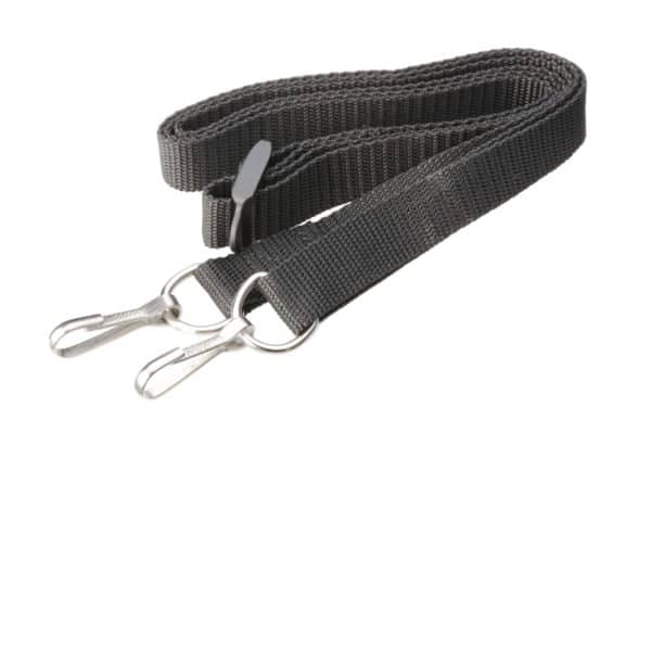 Black Nylon Strap With Nickel Fittings