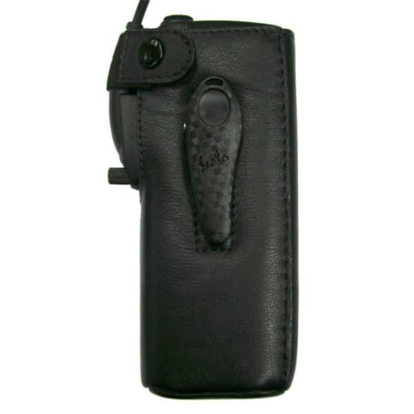 Simoco SCP Series Leather Glove Carry Case,Integral Belt Clip