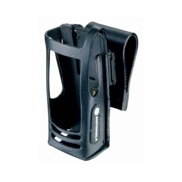 Motorola DP3600/DP3601 Hard Leather Carry Case With 2.5in Swivel Belt Loop
