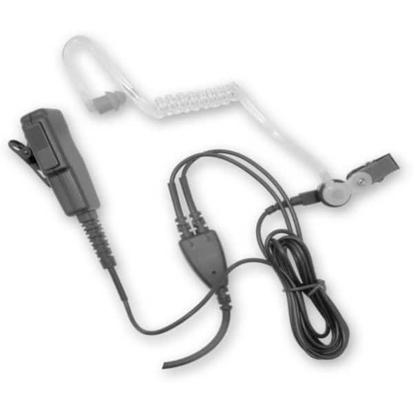 ICOM IC-F Series  2-Wire Acoustic Tube Earpiece Mic - 2 Pin Straight