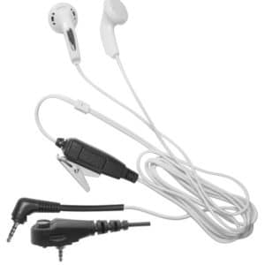 Motorola MTH/MTP Series Covert Dual White Earpiece Mic With PTT