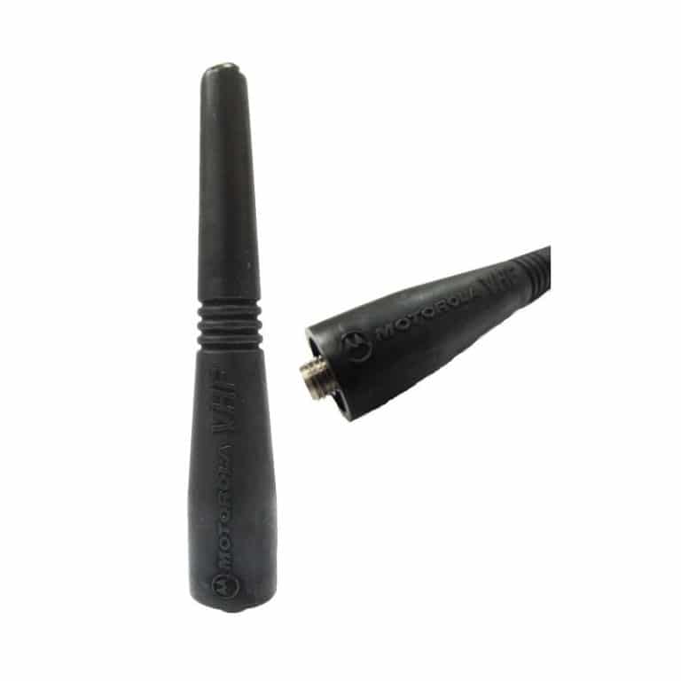 Antenne VHF Motorola PMAD4013A 155-174 MHz - Pour Radio Portable - Antenne Stubby Flexible Noire