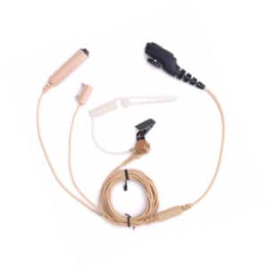 Hytera PD700 3 Wire Covert Earpiece & Acoustic Tube/Mic/PTT