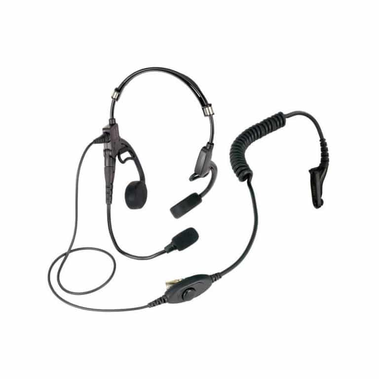 Motorola DP4000 Series Temple Transducer,PTT & Noise Cancelling Mic