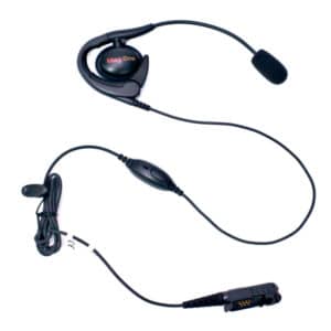 Motorola DP2000 Mag One Earset, Boom Mic, In-Line PTT/VOX Switch