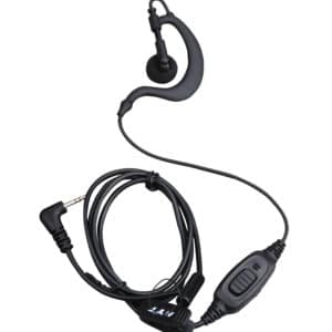 Hytera TC-320 G-Shape Earpiece, In-Line Mic/PTT With VOX Function