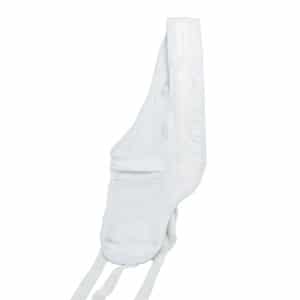 Micro shoulder harness in white (radio pocket right hand side) - 7 sizes available