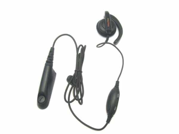 Motorola GP340 Mag One C Shape Earpiece, Inline Mic & PTT