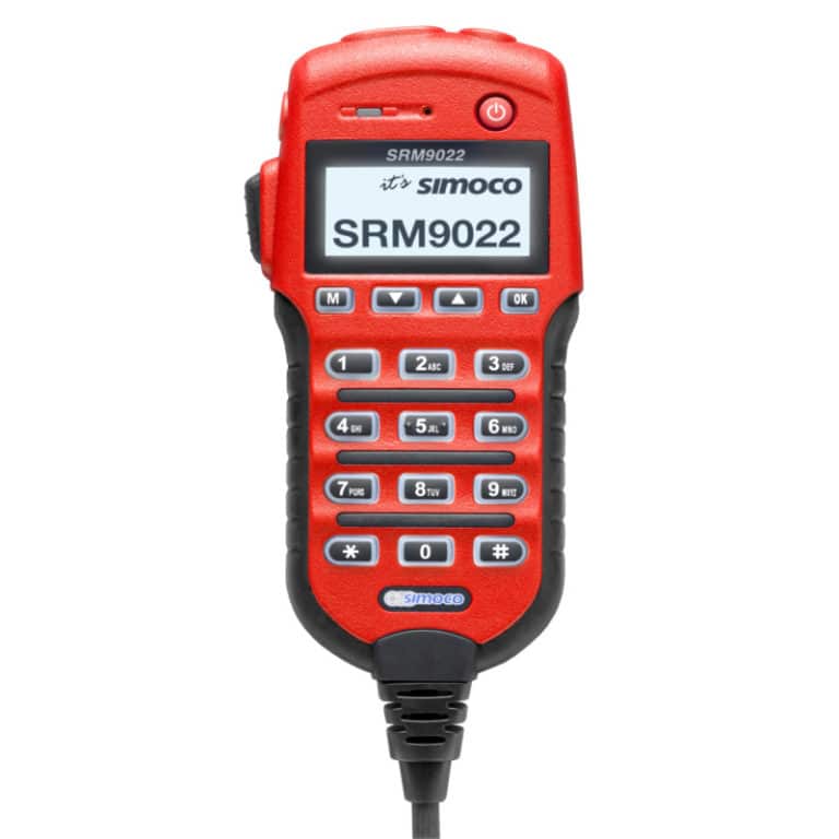 Simoco SRM9022 Red Controller Microphone - Two Way Accessories