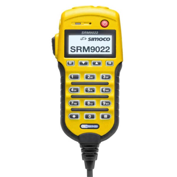Simoco SRM9022 Yellow Controller Microphone