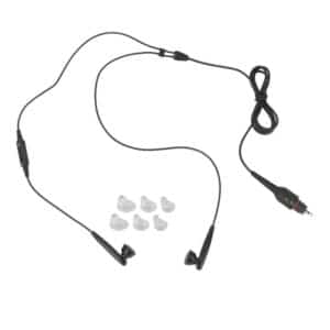 Motorola SL4000/DP4000 Wireless Earbud - 2 Wire - Black