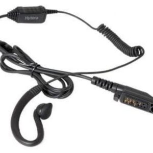 Hytera PD6 series C style earloop with integrated PTT and Mic cable.