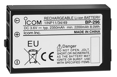 ICOM BP296 Li-ion Battery