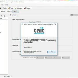 Tait TP8/9 Radio Programming Kit